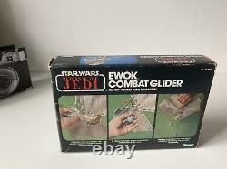 Vintage Star Wars Ewok Combat Glider Plus Logray Very Good Condition