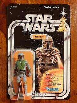 Vintage Star Wars Figure Boba Fett Recard 21 Back 1979