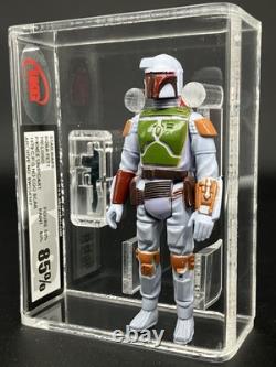 Vintage Star Wars Figure Boba Fett Tri Logo'Bi-Tone Belt' UKG 85% No AFA