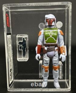 Vintage Star Wars Figure Boba Fett Tri Logo'Bi-Tone Belt' UKG 85% No AFA