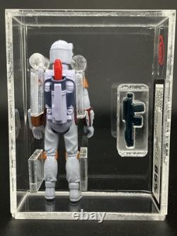 Vintage Star Wars Figure Boba Fett Tri Logo'Bi-Tone Belt' UKG 85% No AFA