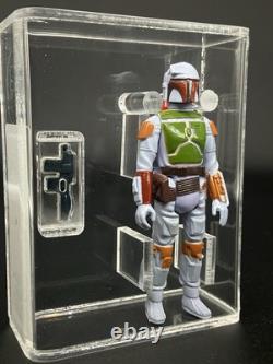 Vintage Star Wars Figure Boba Fett Tri Logo'Bi-Tone Belt' UKG 85% No AFA