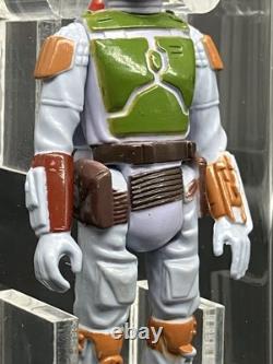 Vintage Star Wars Figure Boba Fett Tri Logo'Bi-Tone Belt' UKG 85% No AFA