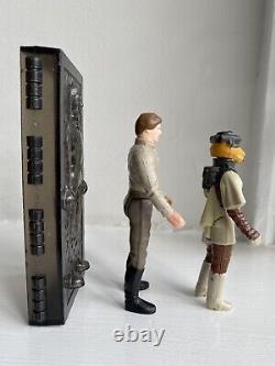 Vintage Star Wars Figure Han Solo Carbonite Last 17 Leia Boushh