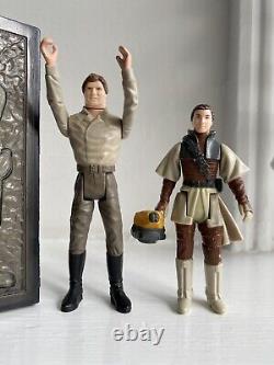 Vintage Star Wars Figure Han Solo Carbonite Last 17 Leia Boushh