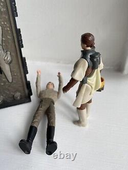 Vintage Star Wars Figure Han Solo Carbonite Last 17 Leia Boushh