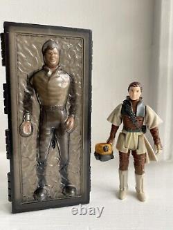 Vintage Star Wars Figure Han Solo Carbonite Last 17 Leia Boushh