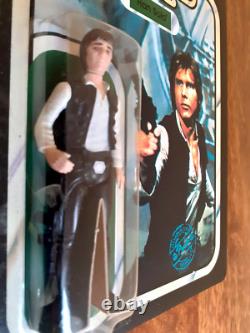 Vintage Star Wars Figure Han Solo Recard ESB 31 Back 1977 NO COO PBP