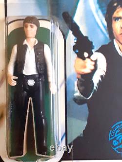 Vintage Star Wars Figure Han Solo Recard ESB 31 Back 1977 NO COO PBP