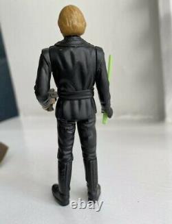 Vintage Star Wars Figure Luke Skywalker Jedi Knight Green Sabre All Original
