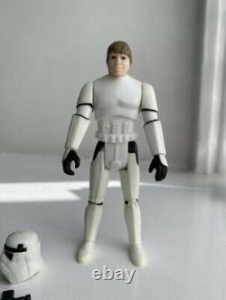 Vintage Star Wars Figure Luke Skywalker Stormtrooper Last 17 Original Complete