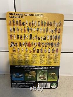 Vintage Star Wars Figure ROTJ Han Solo Trench Coat MOC Carded 79 Back