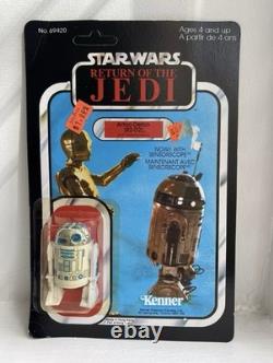 Vintage Star Wars Figure ROTJ R2-D2 MOC Carded Canadian Issue