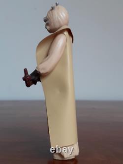 Vintage Star Wars Figure Sand People Tusken Raider Hollow Cheeks Recard 65 Back