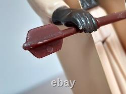 Vintage Star Wars Figure Sand People Tusken Raider Hollow Cheeks Recard 65 Back