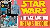 Vintage Star Wars Figure Sets Auction Record