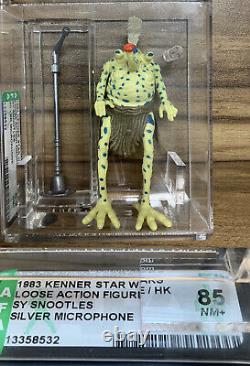 Vintage Star Wars Figure Sy Snootles ROTJ 1983 Kenner HK Graded AFA 85 NM+