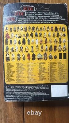 Vintage Star Wars Figure The Emperor Tri Logo Carded Unpunched