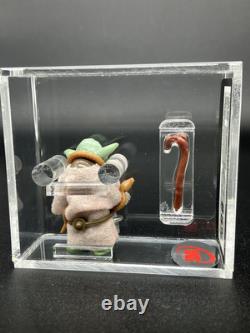 Vintage Star Wars Figure Yoda'Brown Snake' Hong Kong Short Pour UKG 85%/90/90