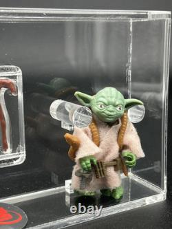 Vintage Star Wars Figure Yoda'Brown Snake' Hong Kong Short Pour UKG 85%/90/90