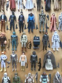 Vintage Star Wars Figures Complete 79 Run 1977 VGC Joblot Bundle