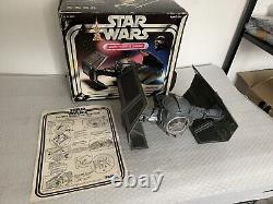 Vintage Star Wars Figures Darth Vader TIE Fighter Pailtoy Original Manual Box