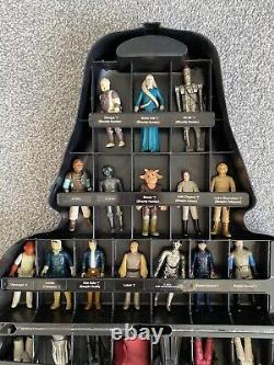 Vintage Star Wars Figures Darth Vader carry case full with Figures X31