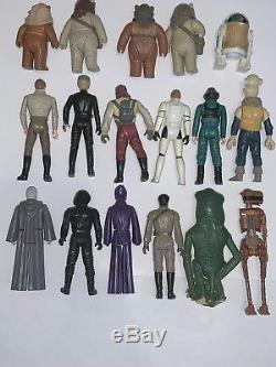 Vintage Star Wars Figures Full Last 17 Inc R2 Pop Up And Yak Face