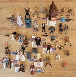 Vintage Star Wars Figures Hasbro Various. Accessories Guns Sabers Etc