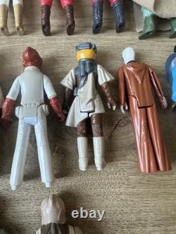 Vintage Star Wars Figures accessories Bundle x 24 1980s