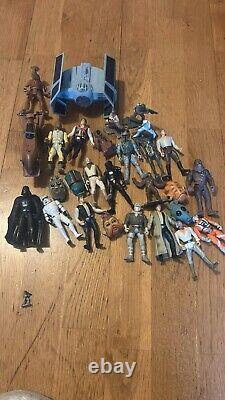 Vintage Star Wars Figures and Accessories Bundle Job Lot 25 ++