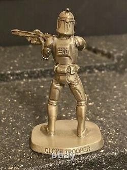 Vintage Star Wars Figures by Rawcliffe Pewter & Rare Promotional Display