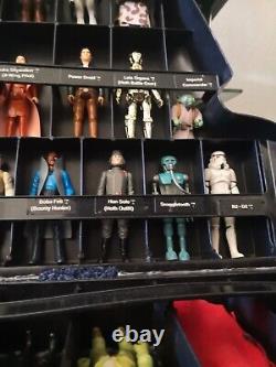 Vintage Star Wars Figures with original Darth Vader Carry Case and weapons