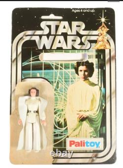 Vintage Star Wars First 12 Princess Leia 1977 Kenner Figure with ORIGINAL CARD