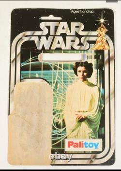 Vintage Star Wars First 12 Princess Leia 1977 Kenner Figure with ORIGINAL CARD