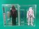 Vintage Star Wars Glasslite Brazil Darth Vader Ukg85 & Hoth Stormtrooper Ukg 65