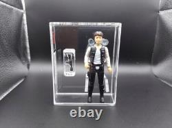 Vintage Star Wars Glasslite Brazil Han solo & chewbacca ukg 80