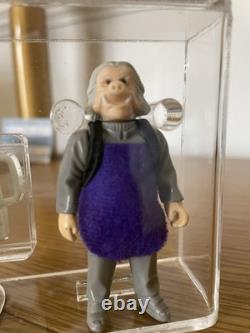 Vintage Star Wars Graded Ugnaught Blue Smock Figure Ukg 80% Hong Kong