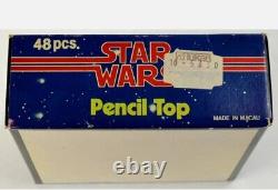 Vintage Star Wars HCF HC Ford Pencil Tops in rare counter display box. HELIX