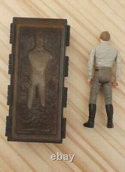Vintage Star Wars Han Solo In Carbonite POTF Last 17 Figure 1984