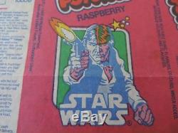 Vintage Star Wars Han Solo Popsicle Ice Cream icy pole Wrapper PAULS TOLTOYS NEW