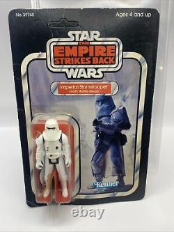 Vintage Star Wars Hoth Stormtrooper ESB Kenner 31 back MOC Unpunched POP CUT OUT