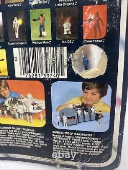 Vintage Star Wars Hoth Stormtrooper ESB Kenner 31 back MOC Unpunched POP CUT OUT