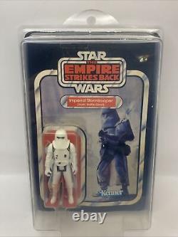 Vintage Star Wars Hoth Stormtrooper ESB Kenner 31 back MOC Unpunched POP CUT OUT