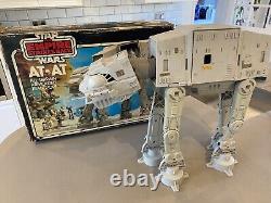 Vintage Star Wars Imperial At-at Walker Vehicle, Boxed, Near Complete Esb 1980s