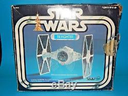 Vintage Star Wars Imperial TIE Fighter working Light & Sound with Box & instruct