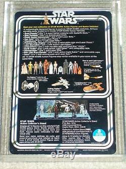 Vintage Star Wars KENNER 1978 AFA 80 STORMTROOPER ANH 12 BACK-C MOC UNP CLR BUB