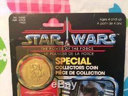 Vintage Star Wars Kenner Canada Yak Face POTF MOC Figure with Coin Canadian