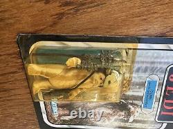 Vintage Star Wars Kenner ROTJ Logray Ewok Figure MOC 77 back Unpunched