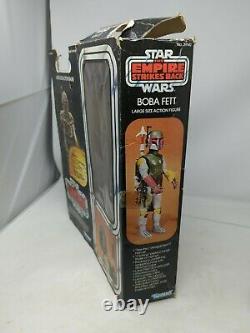 Vintage Star Wars Large Size Boba Fett Action Figure, Boxed, 12 Esb & Case